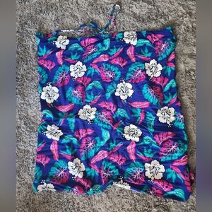 Floral Tropical Print Romper